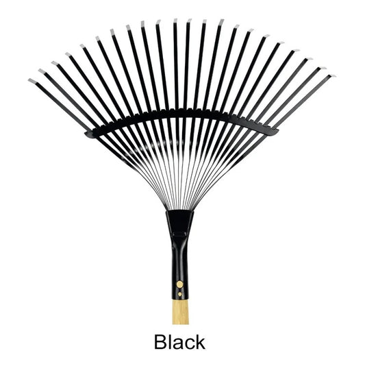 LURSKY New 22-Tine Fan Rake - Perfect for Yard Cleanup